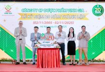 LỄ KỶ NIỆM 20 NĂM THÀNH LẬP DƯỢC PHẨM VINH GIA